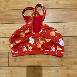 Iron Yokai Sz S Golden Rat Yoga Bra #yoga #koi #japan #gym #activewear